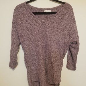 New York & Co - Purple Knit Tunic Sweater